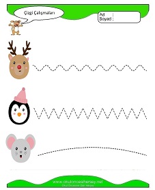 Çizgi Çalışma Sayfaları